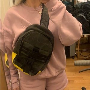 Diesel one-shoulder cross-body mini backpack